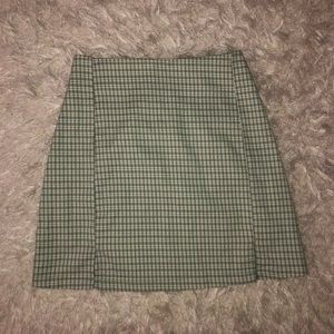 john galt plaid skirt